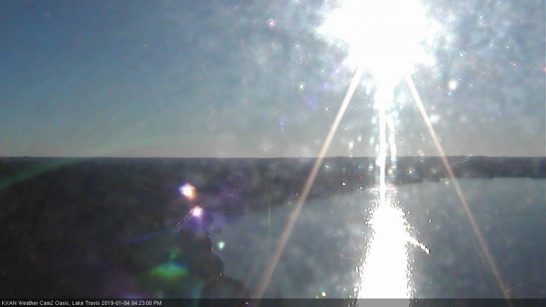 Lake Travis webcam, January 4, 2019 3:25 PM CT