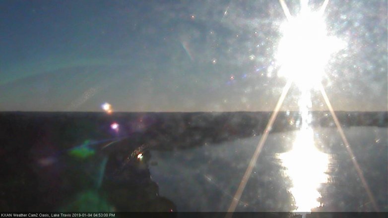 Lake Travis webcam, January 4, 2019 3:55 PM CT