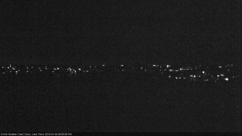 Lake Travis webcam, January 4, 2019 6:00 PM CT