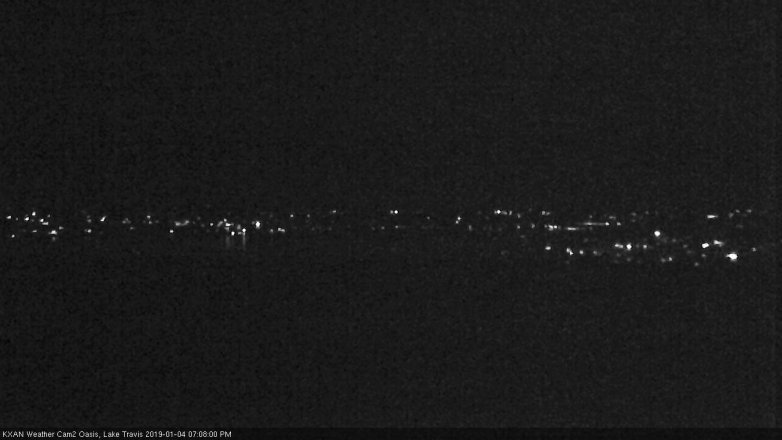 Lake Travis webcam, January 4, 2019 6:10 PM CT