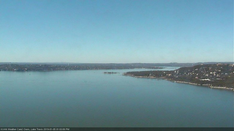 Lake Travis webcam, January 5, 2019 12:05 PM CT