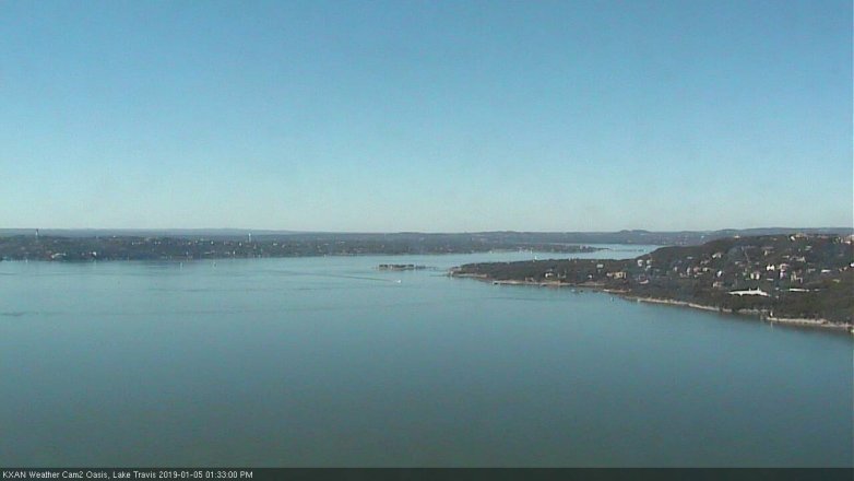 Lake Travis webcam, January 5, 2019 12:35 PM CT