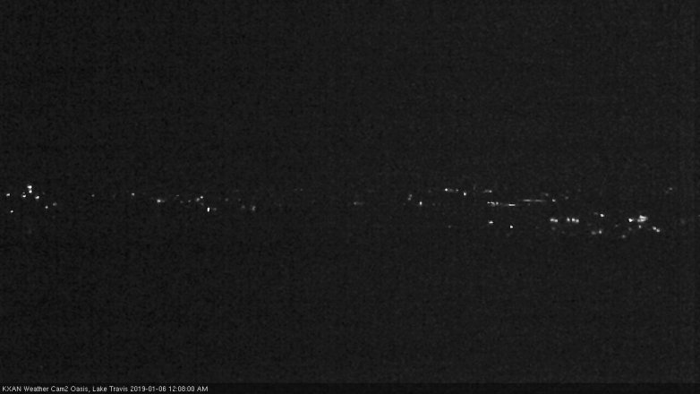 Lake Travis webcam, January 5, 2019 11:10 PM CT