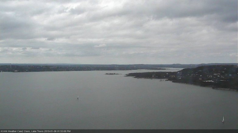 Lake Travis webcam, January 6, 2019 12:55 PM CT