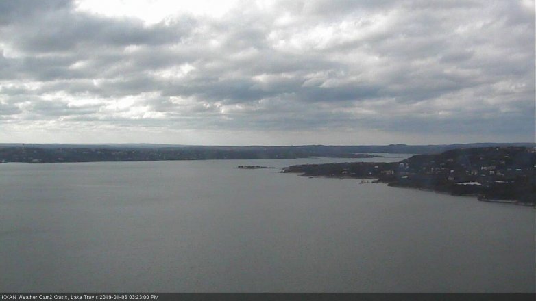 Lake Travis webcam, January 6, 2019 2:25 PM CT