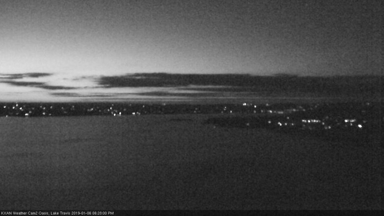 Lake Travis webcam, January 6, 2019 5:30 PM CT