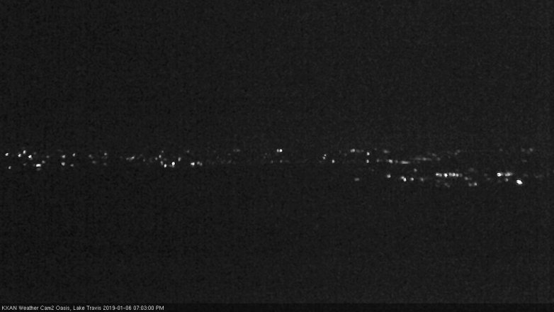 Lake Travis webcam, January 6, 2019 6:05 PM CT