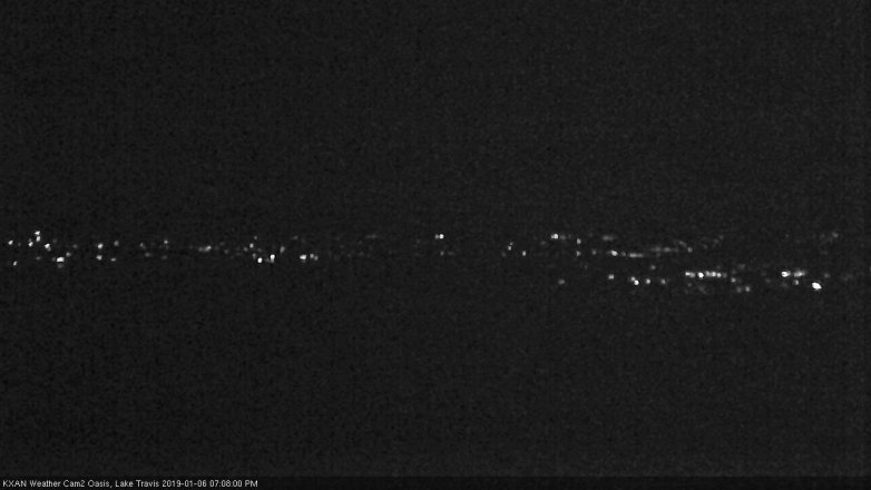 Lake Travis webcam, January 6, 2019 6:10 PM CT