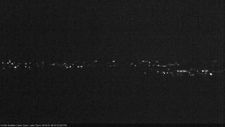 Lake Travis webcam, January 6, 2019 6:25 PM CT