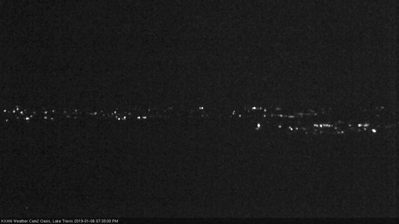 Lake Travis webcam, January 6, 2019 6:40 PM CT