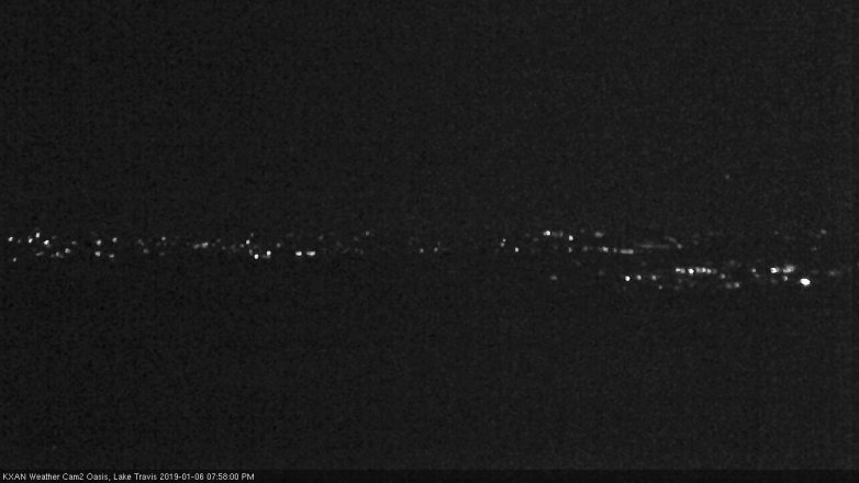 Lake Travis webcam, January 6, 2019 7:00 PM CT