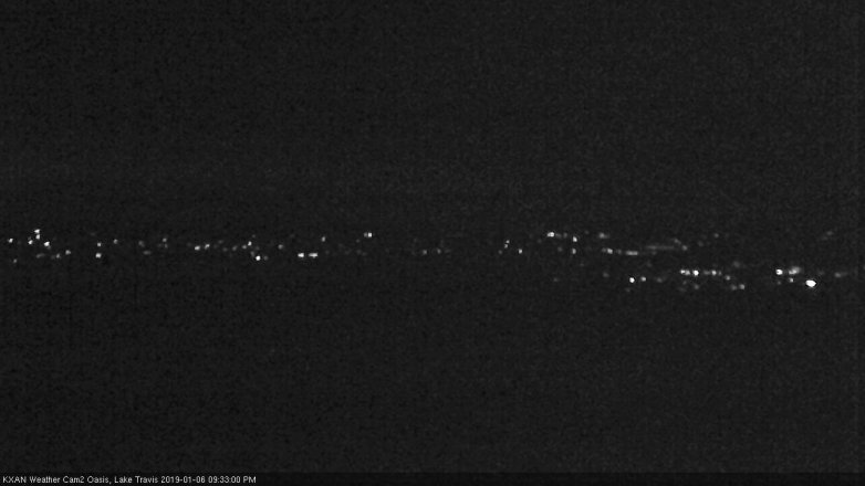 Lake Travis webcam, January 6, 2019 8:35 PM CT