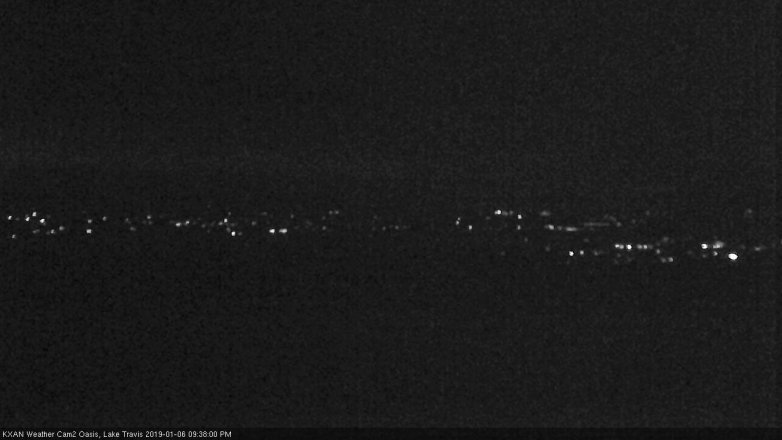 Lake Travis webcam, January 6, 2019 8:40 PM CT