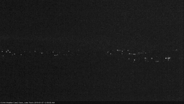 Lake Travis webcam, January 6, 2019 12:00 AM CT