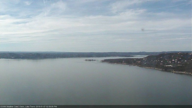 Lake Travis webcam, January 7, 2019 2:00 PM CT