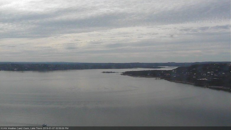 Lake Travis webcam, January 7, 2019 3:00 PM CT