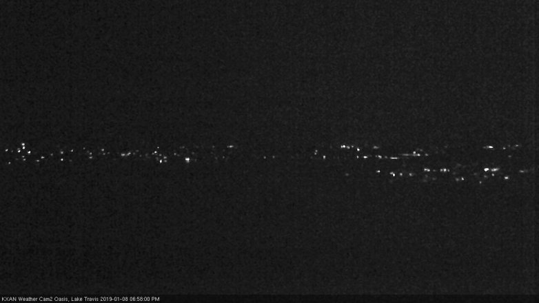 Lake Travis webcam, January 8, 2019 6:00 PM CT