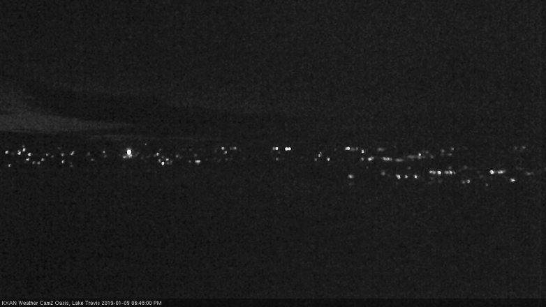 Lake Travis webcam, January 9, 2019 5:50 PM CT