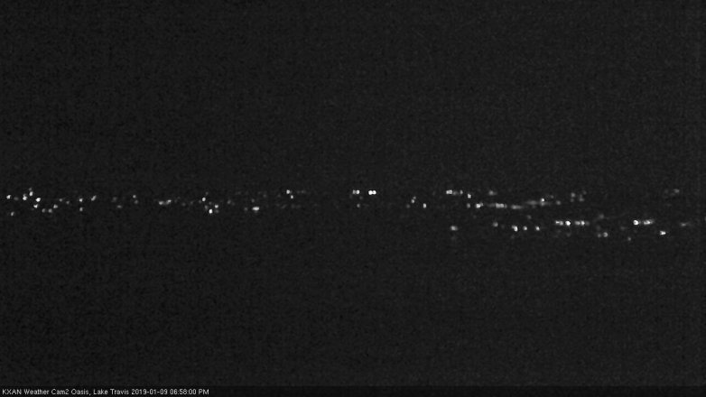 Lake Travis webcam, January 9, 2019 6:00 PM CT
