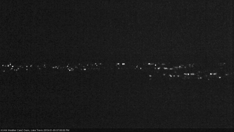 Lake Travis webcam, January 9, 2019 6:10 PM CT