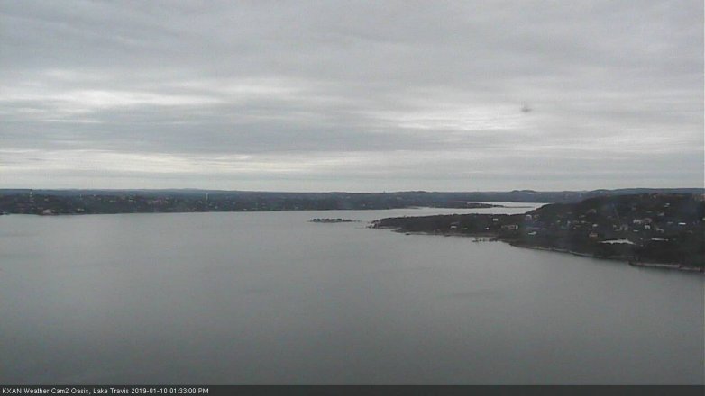 Lake Travis webcam, January 10, 2019 12:35 PM CT