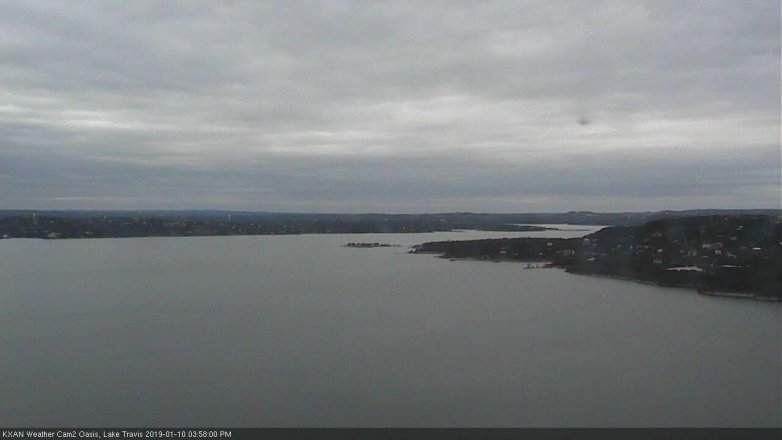 Lake Travis webcam, January 10, 2019 3:00 PM CT