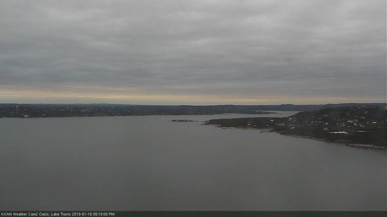 Lake Travis webcam, January 10, 2019 4:20 PM CT