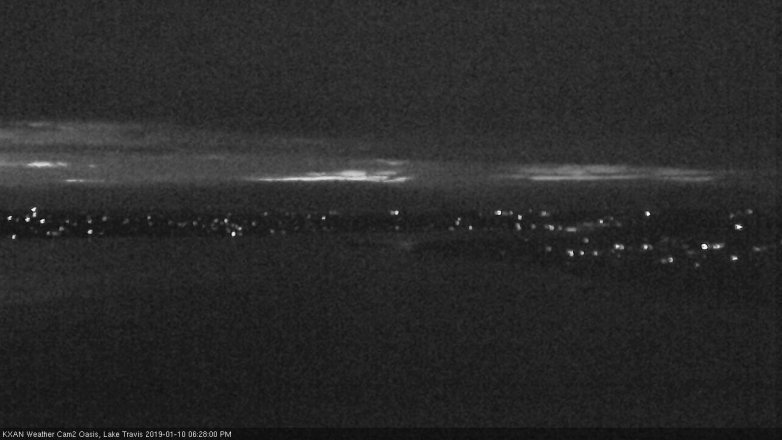 Lake Travis webcam, January 10, 2019 5:30 PM CT