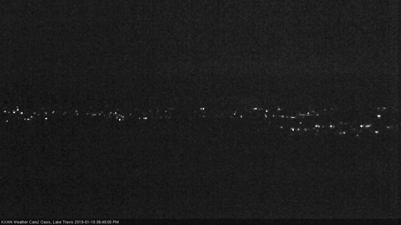 Lake Travis webcam, January 10, 2019 5:50 PM CT