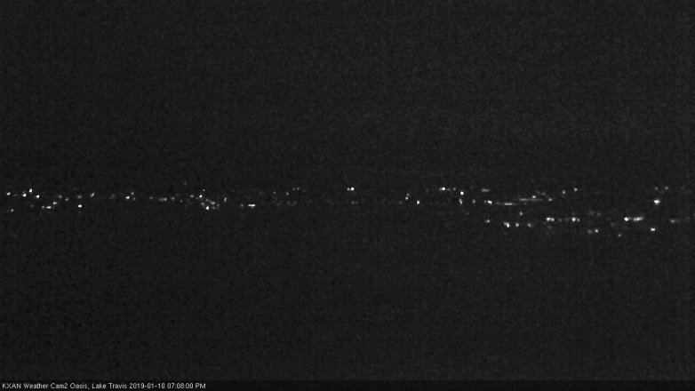 Lake Travis webcam, January 10, 2019 6:10 PM CT