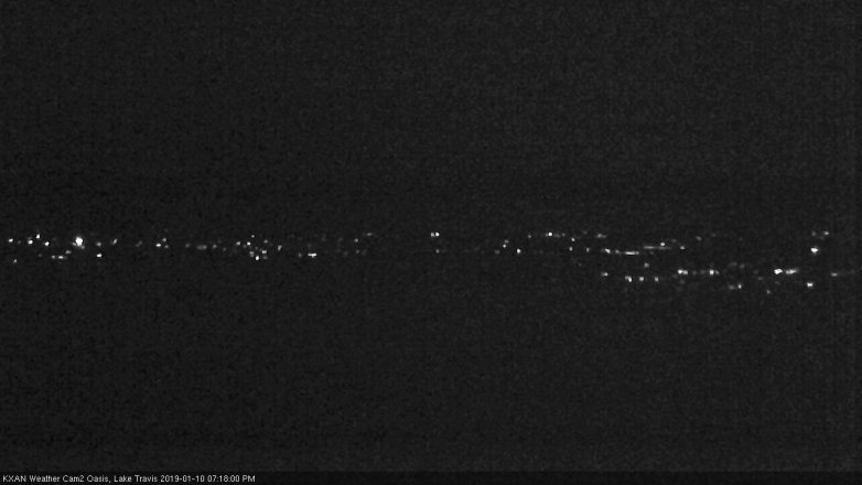 Lake Travis webcam, January 10, 2019 6:20 PM CT