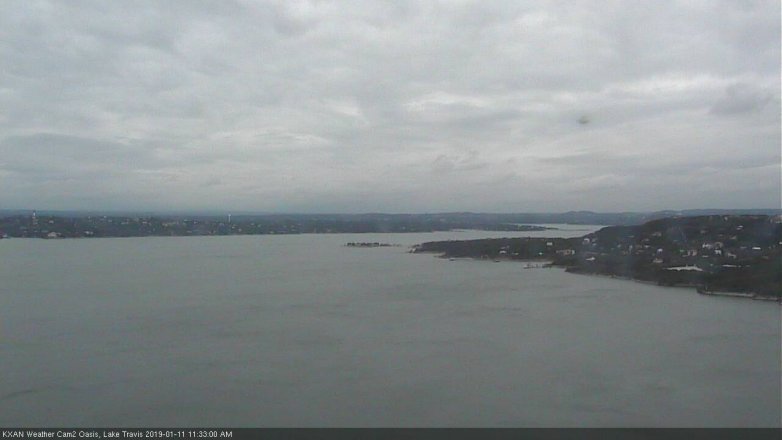 Lake Travis webcam, January 11, 2019 10:35 AM CT