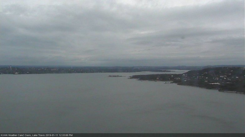 Lake Travis webcam, January 11, 2019 11:35 AM CT