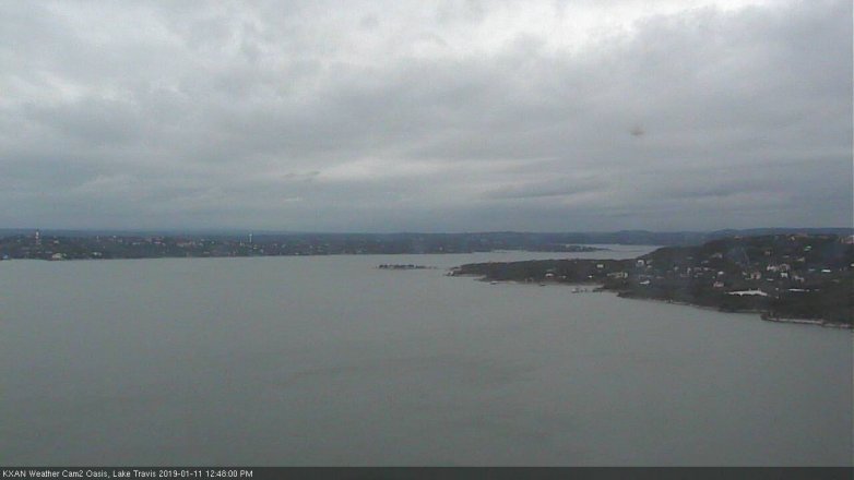 Lake Travis webcam, January 11, 2019 11:50 AM CT