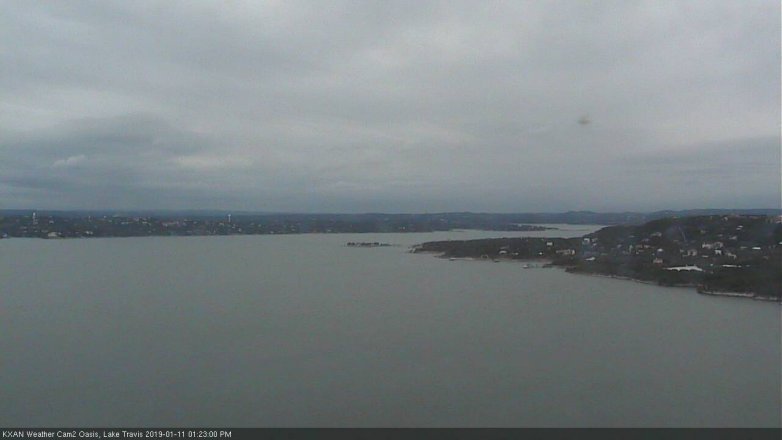 Lake Travis webcam, January 11, 2019 12:25 PM CT