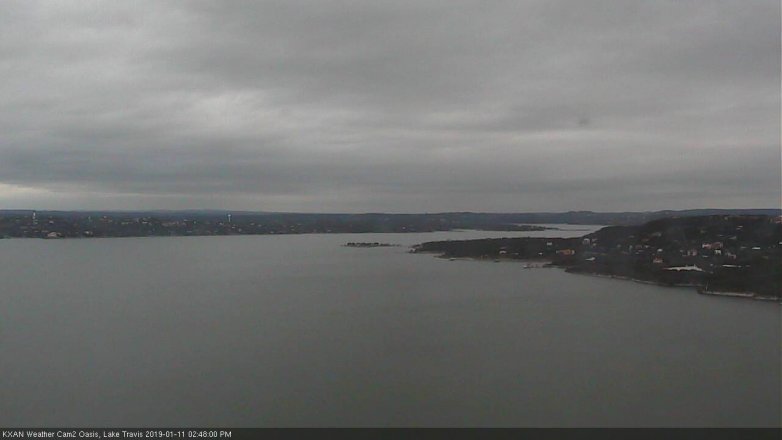 Lake Travis webcam, January 11, 2019 1:50 PM CT