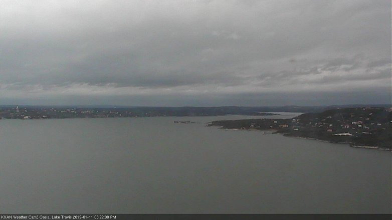 Lake Travis webcam, January 11, 2019 2:25 PM CT