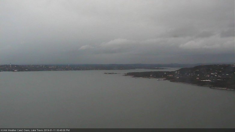 Lake Travis webcam, January 11, 2019 2:50 PM CT