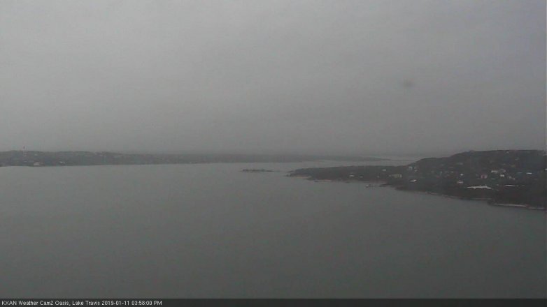 Lake Travis webcam, January 11, 2019 3:00 PM CT