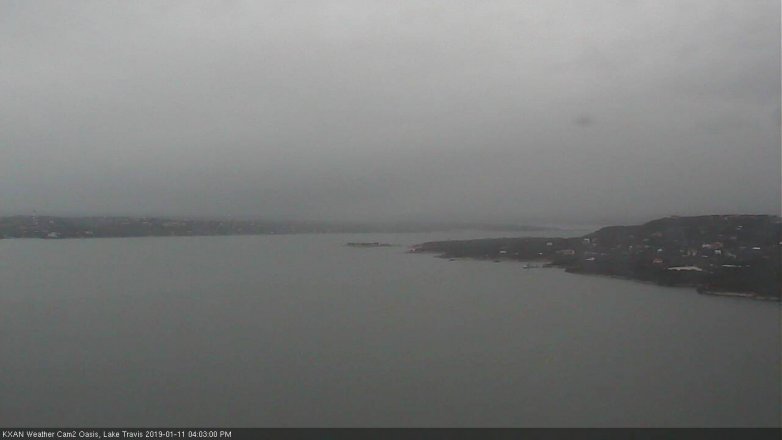 Lake Travis webcam, January 11, 2019 3:05 PM CT