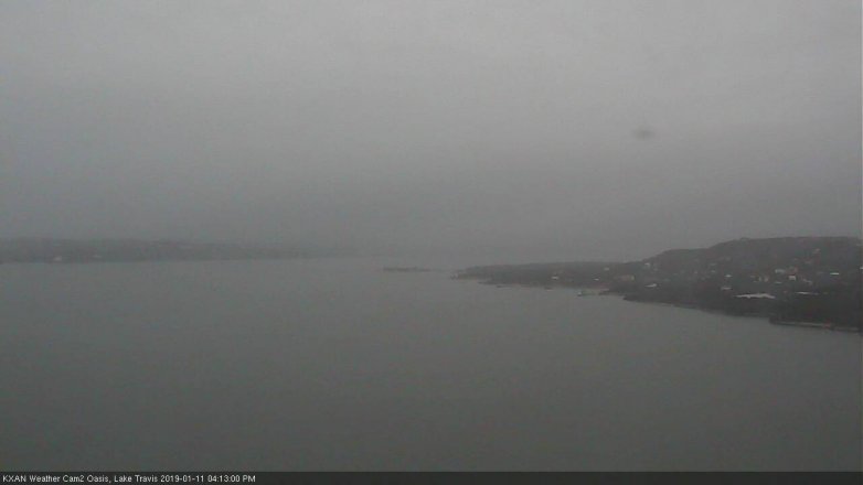Lake Travis webcam, January 11, 2019 3:15 PM CT