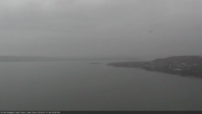 Lake Travis webcam, January 11, 2019 3:20 PM CT