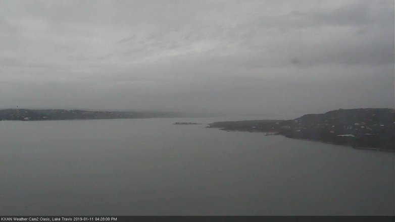 Lake Travis webcam, January 11, 2019 3:30 PM CT