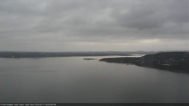 Lake Travis webcam, January 11, 2019 3:55 PM CT
