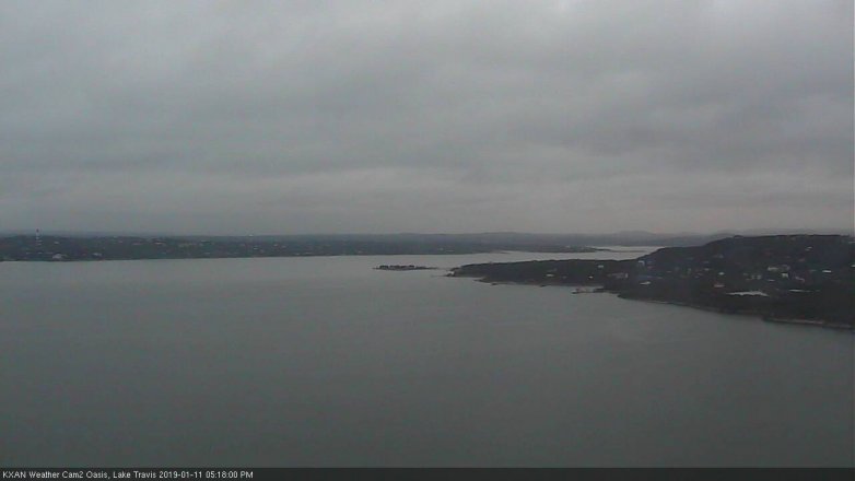 Lake Travis webcam, January 11, 2019 4:20 PM CT