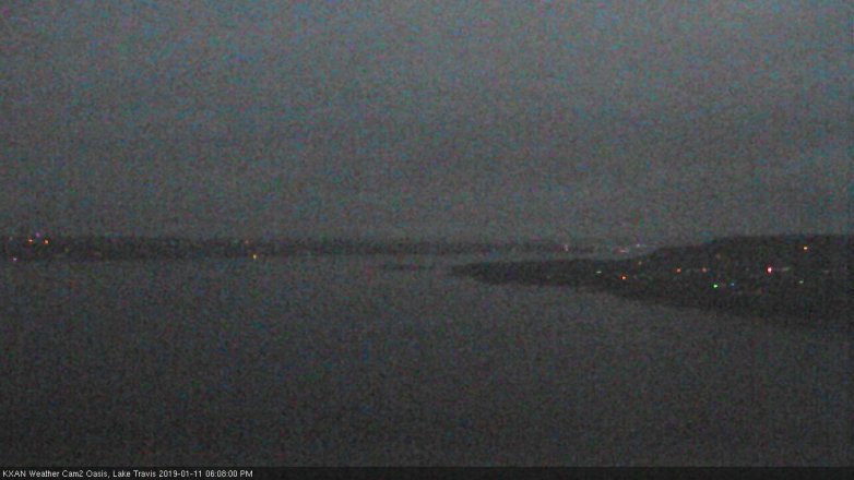 Lake Travis webcam, January 11, 2019 5:10 PM CT
