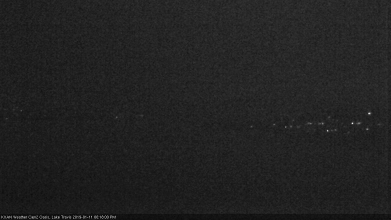 Lake Travis webcam, January 11, 2019 5:20 PM CT