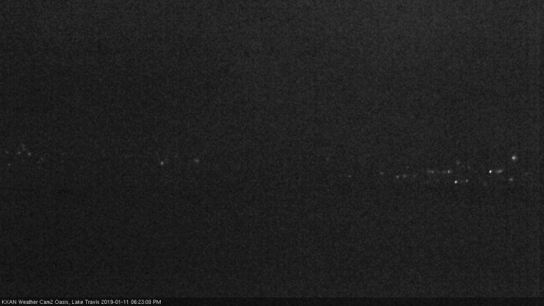 Lake Travis webcam, January 11, 2019 5:25 PM CT