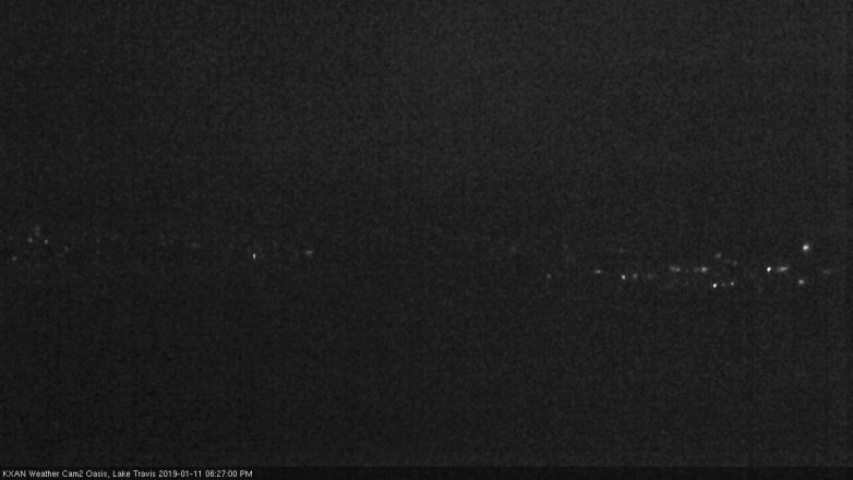 Lake Travis webcam, January 11, 2019 5:30 PM CT
