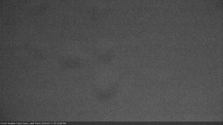 Lake Travis webcam, January 11, 2019 6:15 PM CT